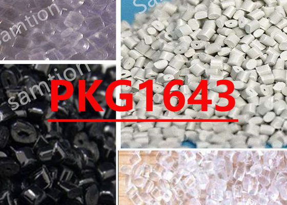 S-Plastic  PKG1643 เป็นเกรด extrusion blow molding ที่พัฒนาโดยเฉพาะสําหรับถ้วยบรรจุน้ํา, น้ําผลไม้
