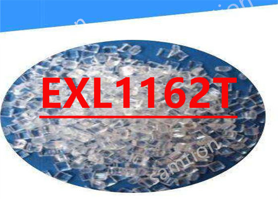 S-Plastic  EXL1162T พอลิการ์บอเนต (PC) สีสลูเซน โคโพลิเมอร์ เรซินเป็นสภาพการเจาะเจาะโปร่ง (IM)