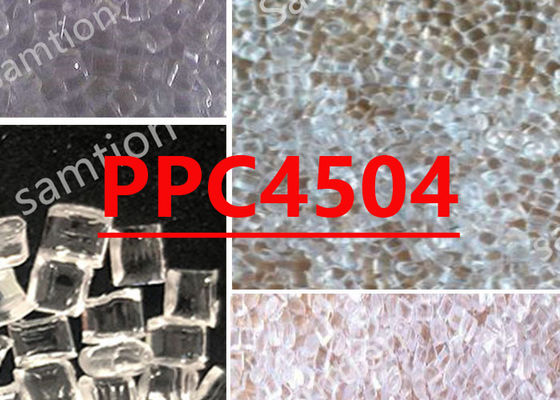 S-Plastic  PPC4504 เรซินเป็น Polycarbonate Copolymer ที่ทนความร้อนสูง ส่ง DTUL ของ 290F ที่ 264 Psi