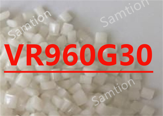 S-Plastic Valox VR960G30 เป็นวัสดุที่มีคุณภาพอุตสาหกรรม ที่ใช้เครื่องเติมปูนเสริม 30% ป้องกันไฟ PBT+PET+PC