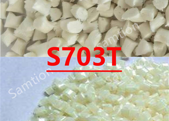 สารสกัด S-Plastic Cycolac S703T เป็น ABS ระดับความไหลสูงมากที่พัฒนาขึ้นสําหรับการใช้งานการฉีด / การสับสนผนังบาง