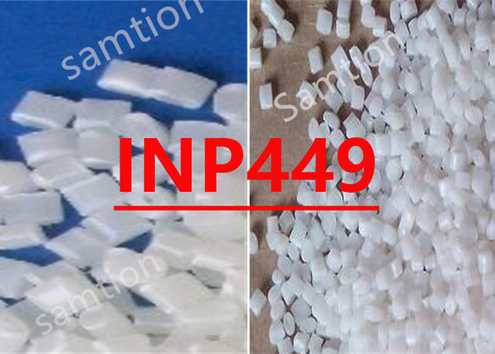 S-Plastic Cycolac INP449 เป็นธาตุ T-SAN (Teflon (PTFE) - Styrene-Ancrylonitrile) เพื่อใช้เป็นสารป้องกันการไหลของ FR