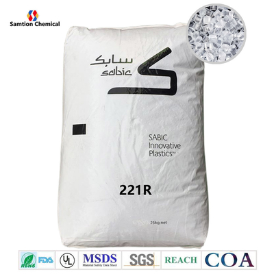 S-Plastic Polycarbonate พลาสติกเรซิน Lexan 221R 17.5 MFR สําหรับชิ้นส่วนเล็กซับซ้อน