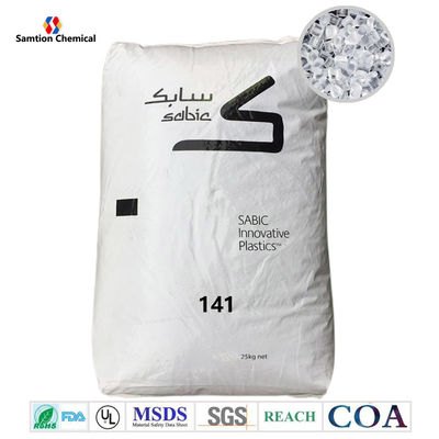 ปัจจัยทั่วไป PC S-Plastic  141 พลาสติกพอลิการ์บอเนต เรซินที่มีอัตราการไหลละลาย 10.5
