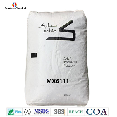 S-Plastic Noryl MX6111 PPE+PS กระทบสูงกว่า 230F HDT ที่ 66 Psi สอดคล้องกับ FDA